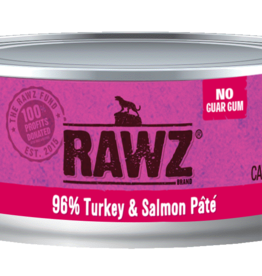 RAWZ RAWZ CAT TURKEY & SALMON CAN 5.5OZ CASE OF 24