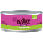 RAWZ RAWZ CAT SHREDDED CHICKEN CAN 3OZ CASE OF 18