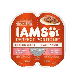 Iams IAMS CAT PERFECT PORTIONS SALMON PATE 2.6OZ CASE OF 24