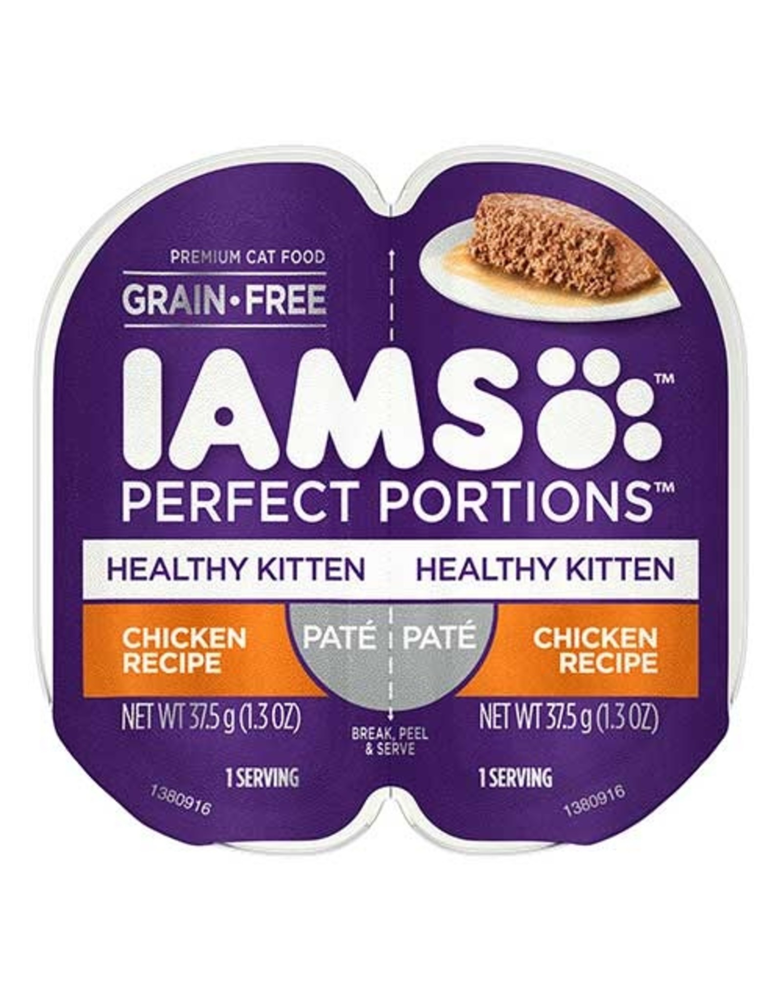 Iams IAMS KITTEN PERFECT PORTIONS CHICKEN PATE 2.6OZ CASE OF 24