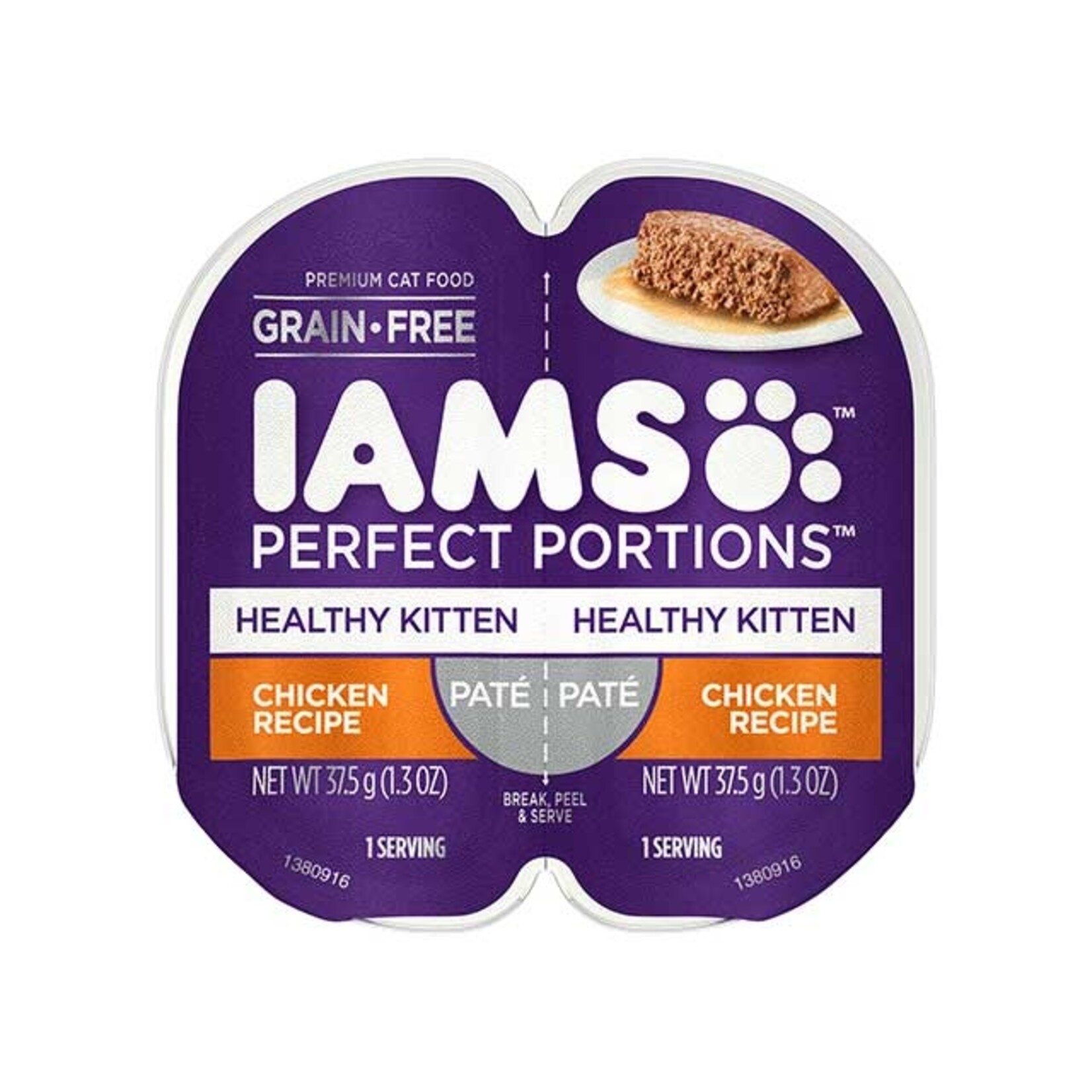 Iams IAMS KITTEN PERFECT PORTIONS CHICKEN PATE 2.6OZ CASE OF 24