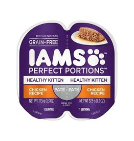 Iams IAMS KITTEN PERFECT PORTIONS CHICKEN PATE 2.6OZ CASE OF 24