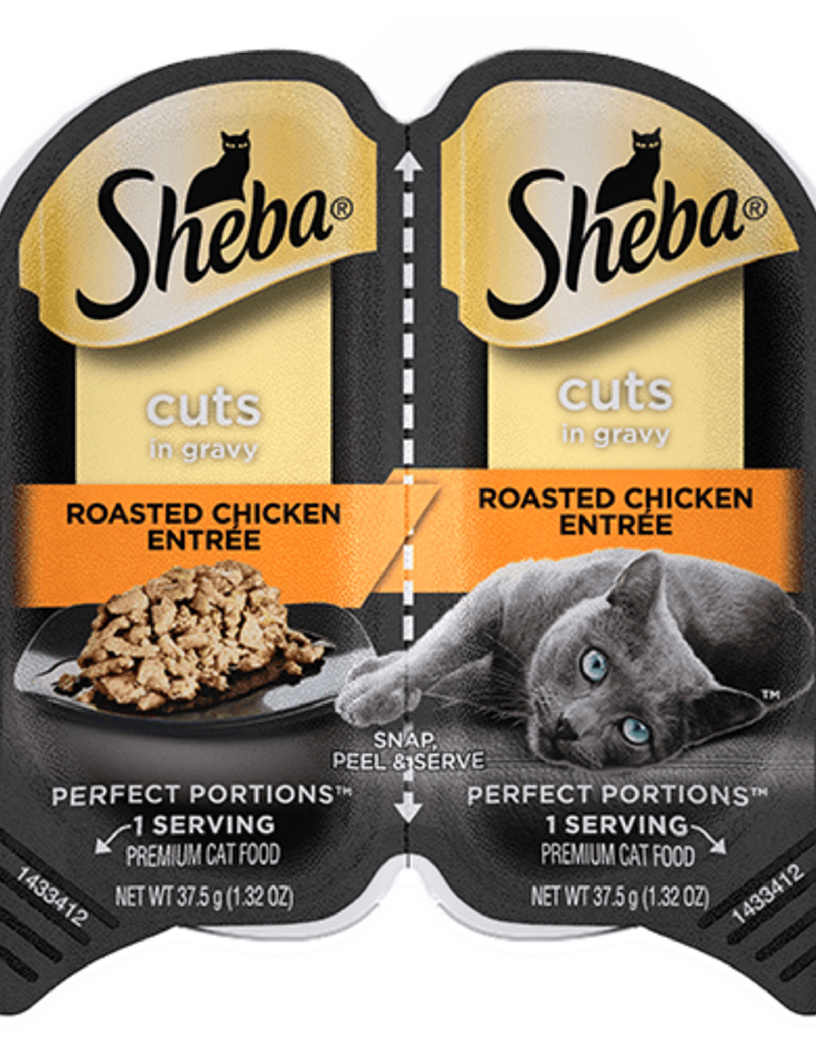 MARS PET CARE SHEBA PERFECT PORTIONS ROASTED CHICKEN CUTS 2.6OZ CASE OF 24