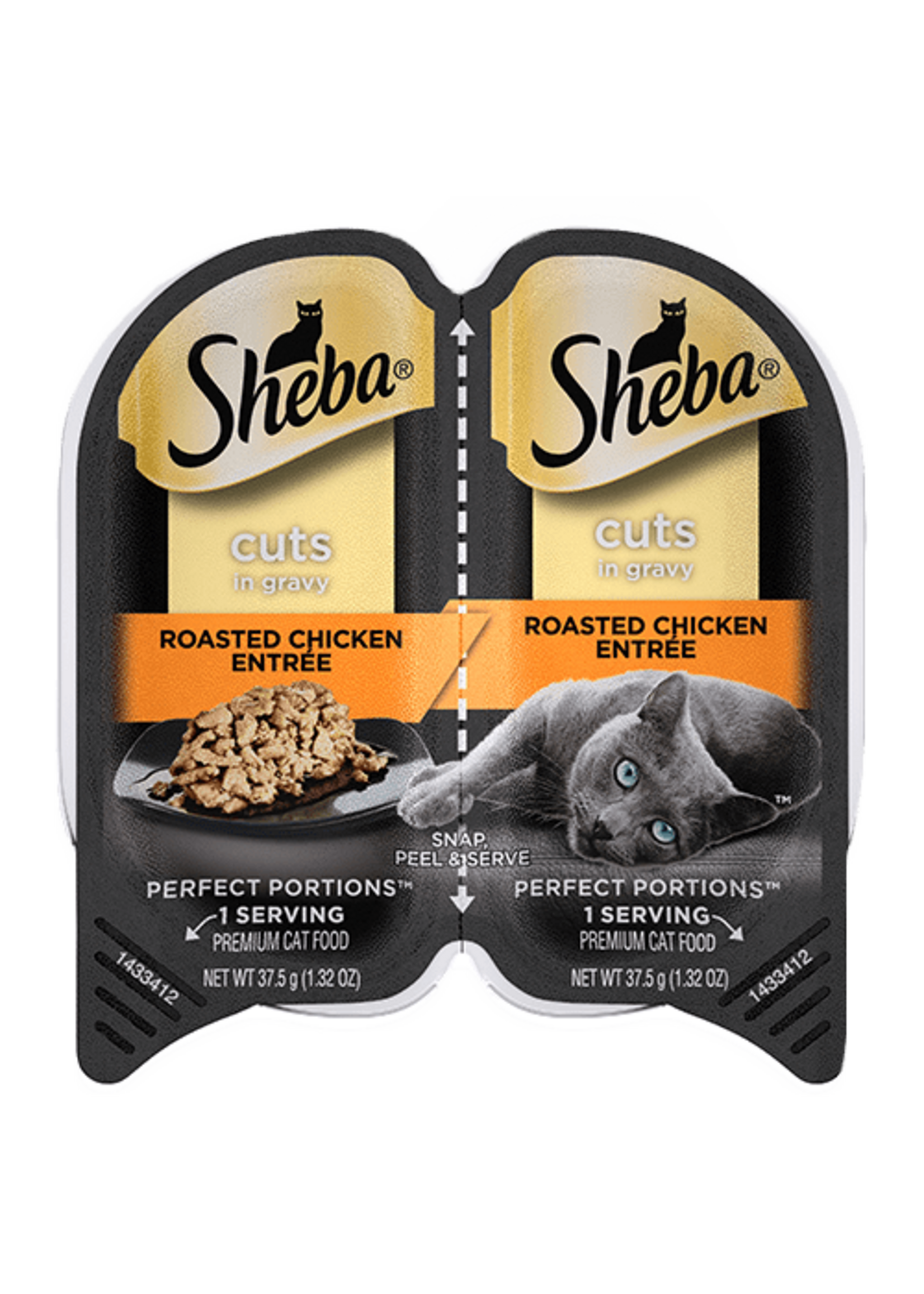 Sheba SHEBA PERFECT PORTIONS ROASTED CHICKEN CUTS 2.6OZ CASE OF 24