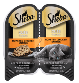 MARS PET CARE SHEBA PERFECT PORTIONS ROASTED CHICKEN CUTS 2.6OZ CASE OF 24