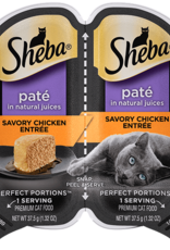 MARS PET CARE SHEBA PERFECT PORTIONS SAVORY CHICKEN PATE 2.6OZ CASE OF 24