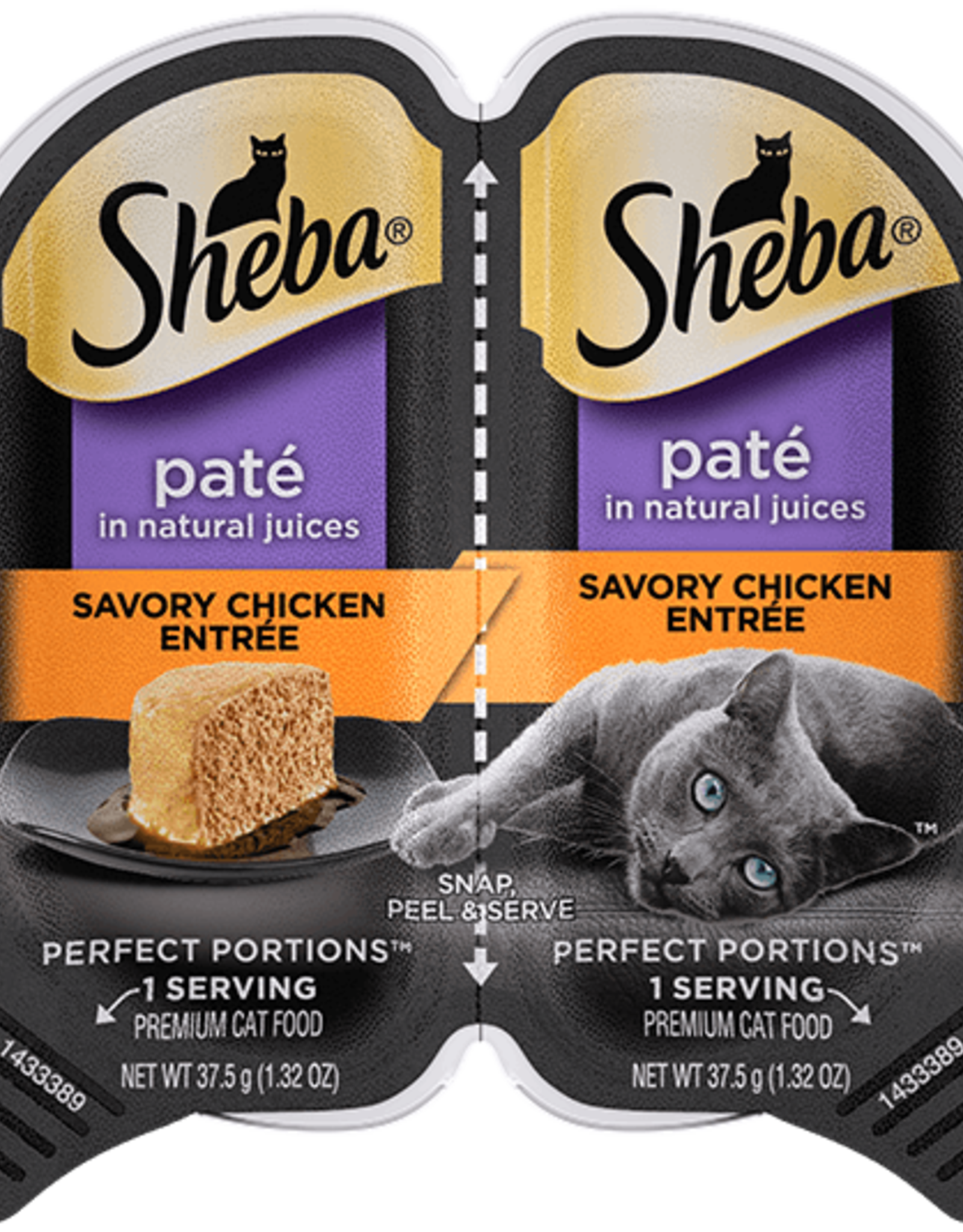 Sheba SHEBA PERFECT PORTIONS SAVORY CHICKEN PATE 2.6OZ CASE OF 24