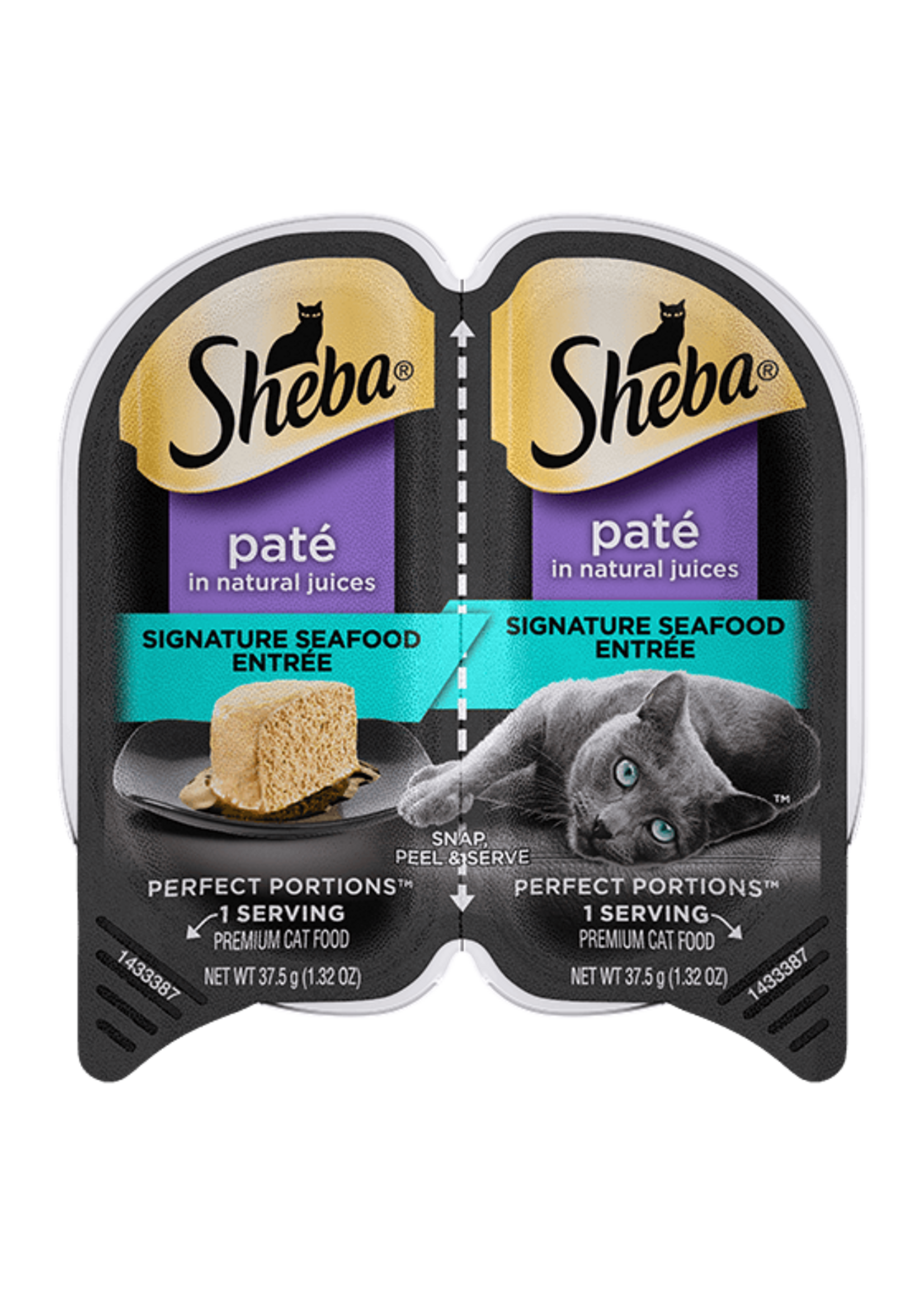 Sheba SHEBA PERFECT PORTIONS SIGNATURE SEAFOOD PATE 2.6OZ CASE OF 24