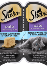 MARS PET CARE SHEBA PERFECT PORTIONS WHITEFISH & TUNA PATE 2.6OZ CASE OF 24