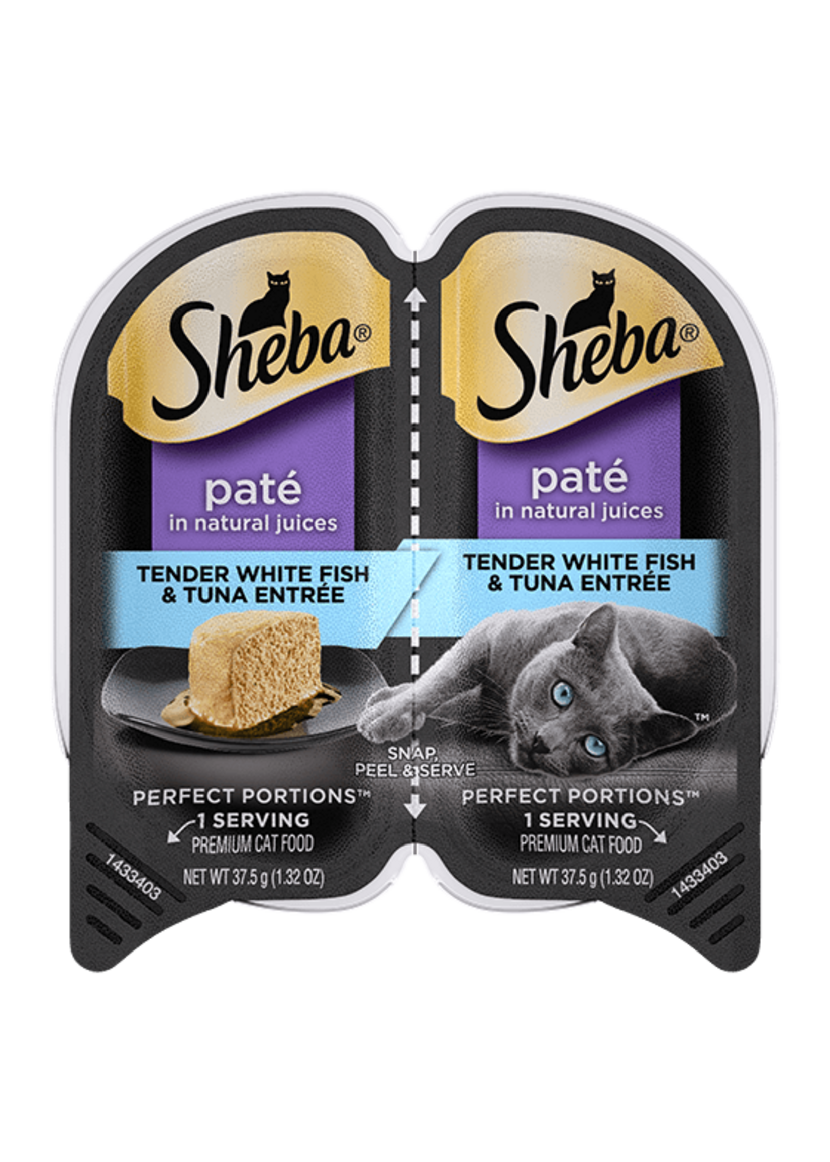 Sheba SHEBA PERFECT PORTIONS WHITEFISH & TUNA PATE 2.6OZ CASE OF 24