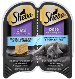 Sheba SHEBA PERFECT PORTIONS WHITEFISH & TUNA PATE 2.6OZ CASE OF 24
