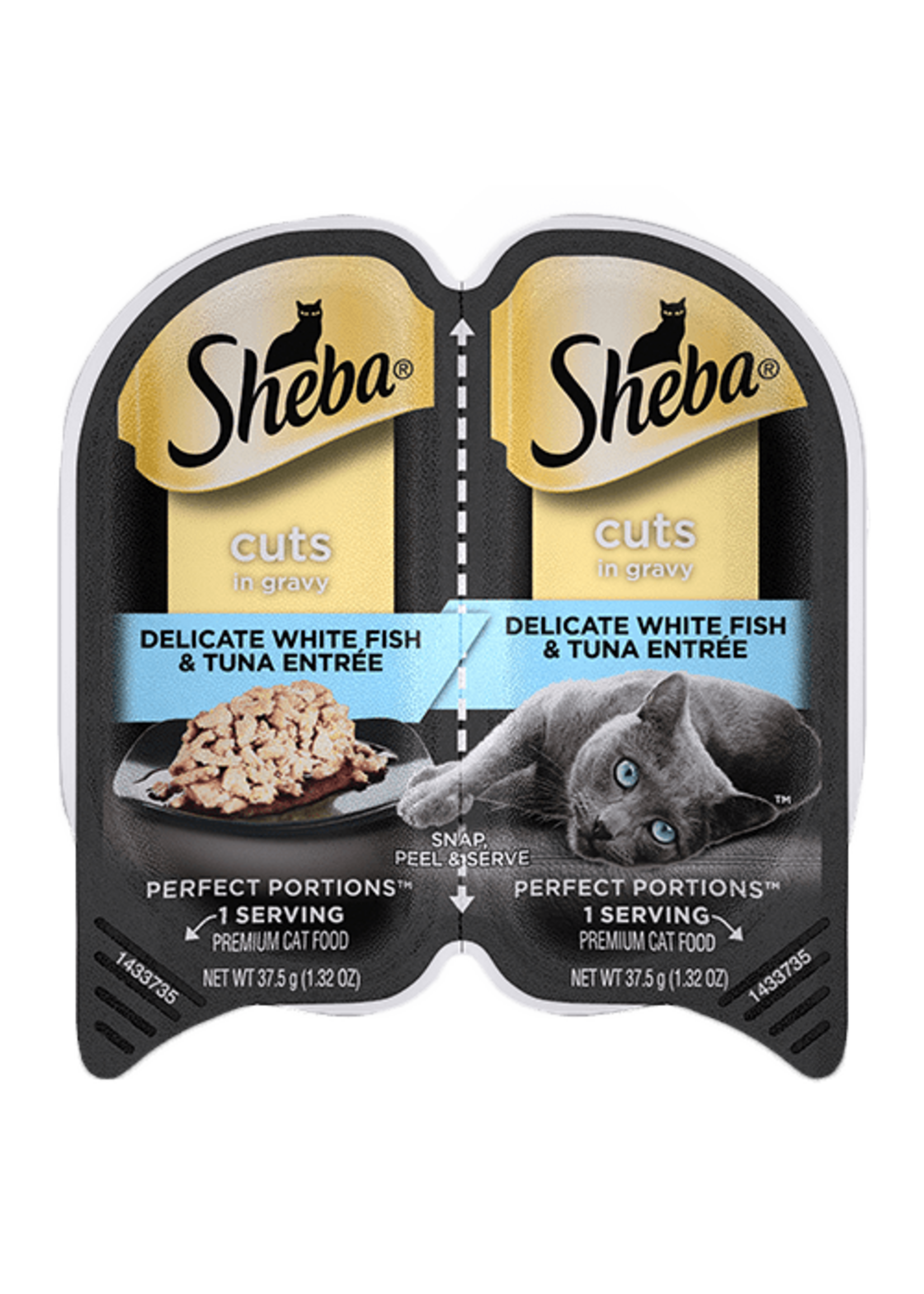 Sheba SHEBA PERFECT PORTIONS WHITEFISH & TUNA CUTS 2.6OZ CASE OF 24