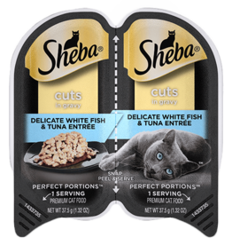 Sheba SHEBA PERFECT PORTIONS WHITEFISH & TUNA CUTS 2.6OZ CASE OF 24