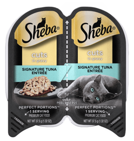 MARS PET CARE SHEBA PERFECT PORTIONS SIGNATURE TUNA CUTS 2.6OZ CASE OF 24