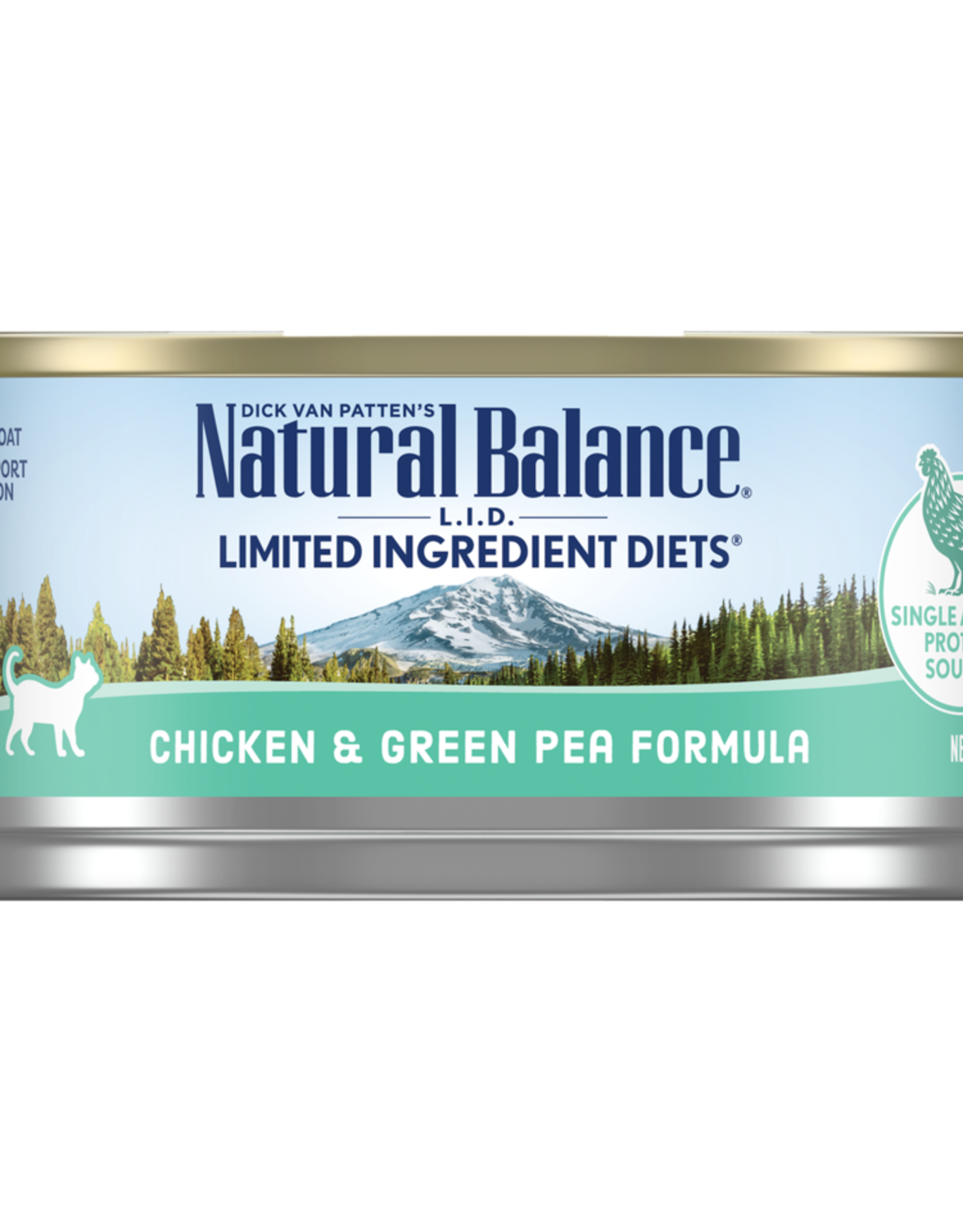 Natural Balance Natural Balance LID Chicken & Green Pea Wet Cat Food 5.5 Oz Cans, Case of 24
