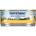 Natural Balance NATURAL BALANCE CAT DUCK & GREEN PEA 5.5OZ CASE OF 24