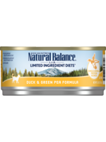 Natural Balance NATURAL BALANCE CAT DUCK & GREEN PEA 5.5OZ CASE OF 24