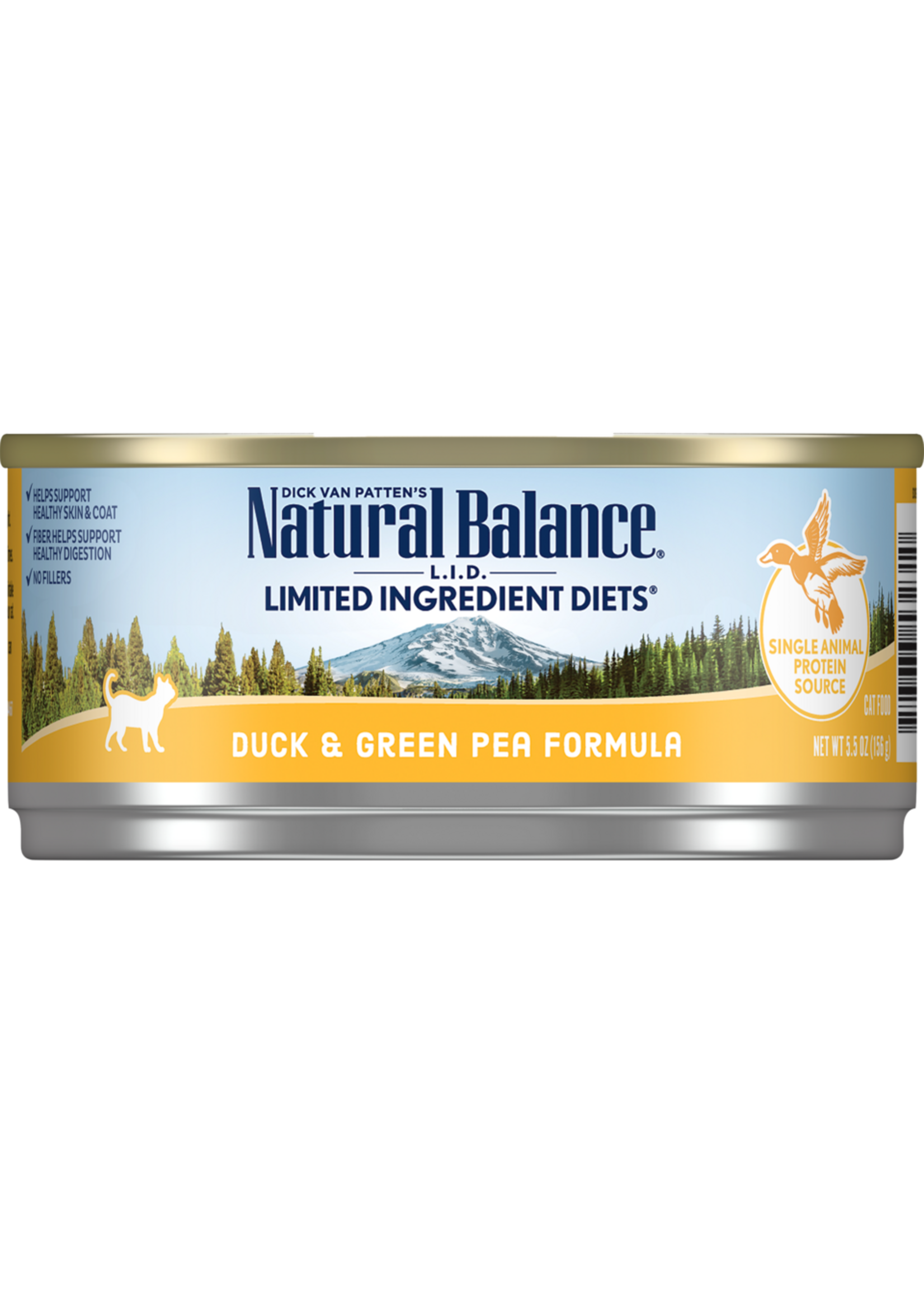 Natural Balance NATURAL BALANCE CAT DUCK & GREEN PEA 5.5OZ CASE OF 24