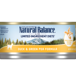 Natural Balance NATURAL BALANCE CAT DUCK & GREEN PEA 5.5OZ CASE OF 24
