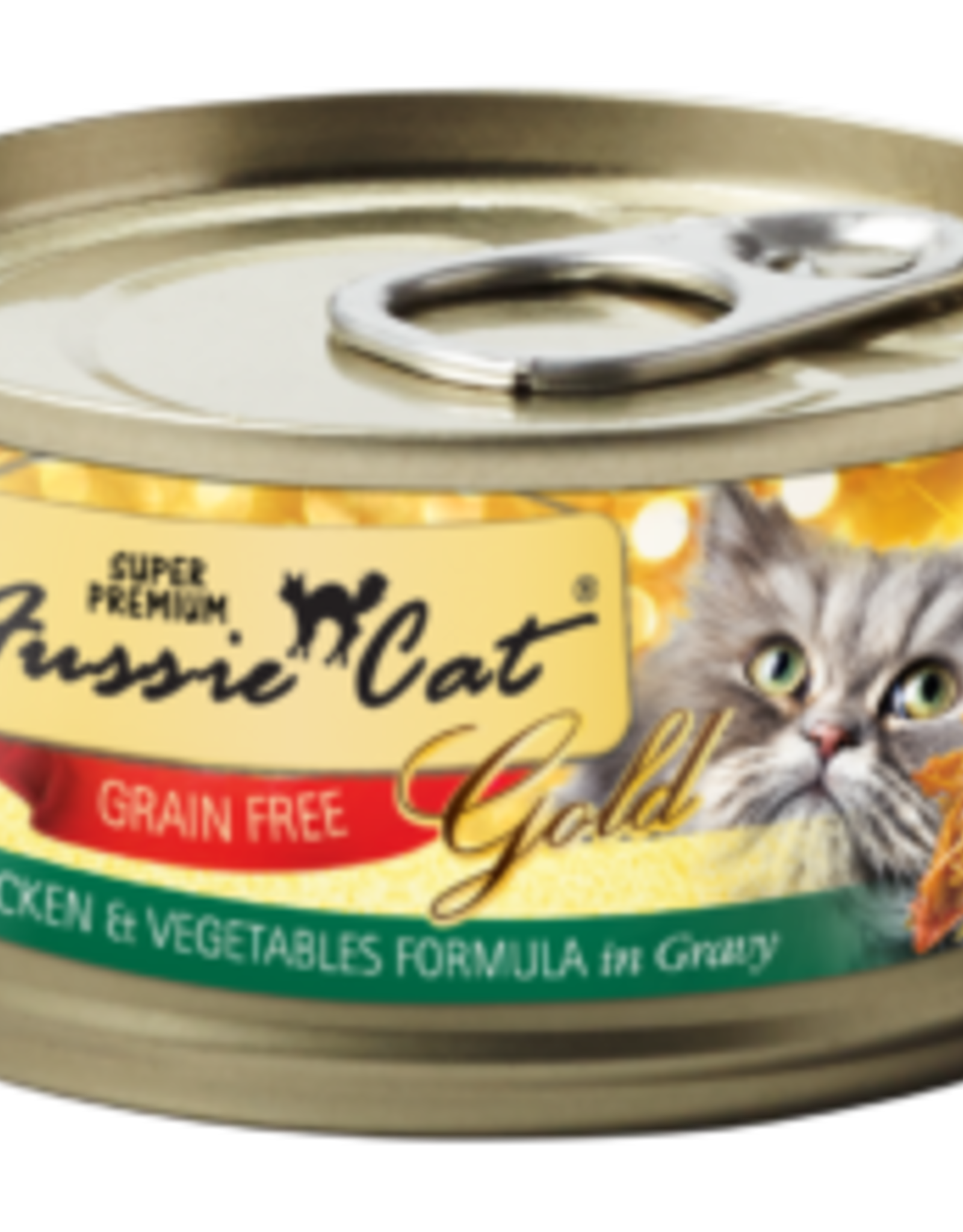 Fussie Cat FUSSIE CAT GOLD CHICKEN & VEGETABLES CAN 2.82OZ CASE OF 24