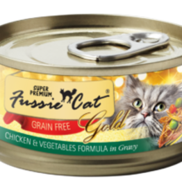 Fussie Cat Fussie Cat Super Premium Chicken & Vegetables Formula in Gravy 2.82 oz cans, Case of 24