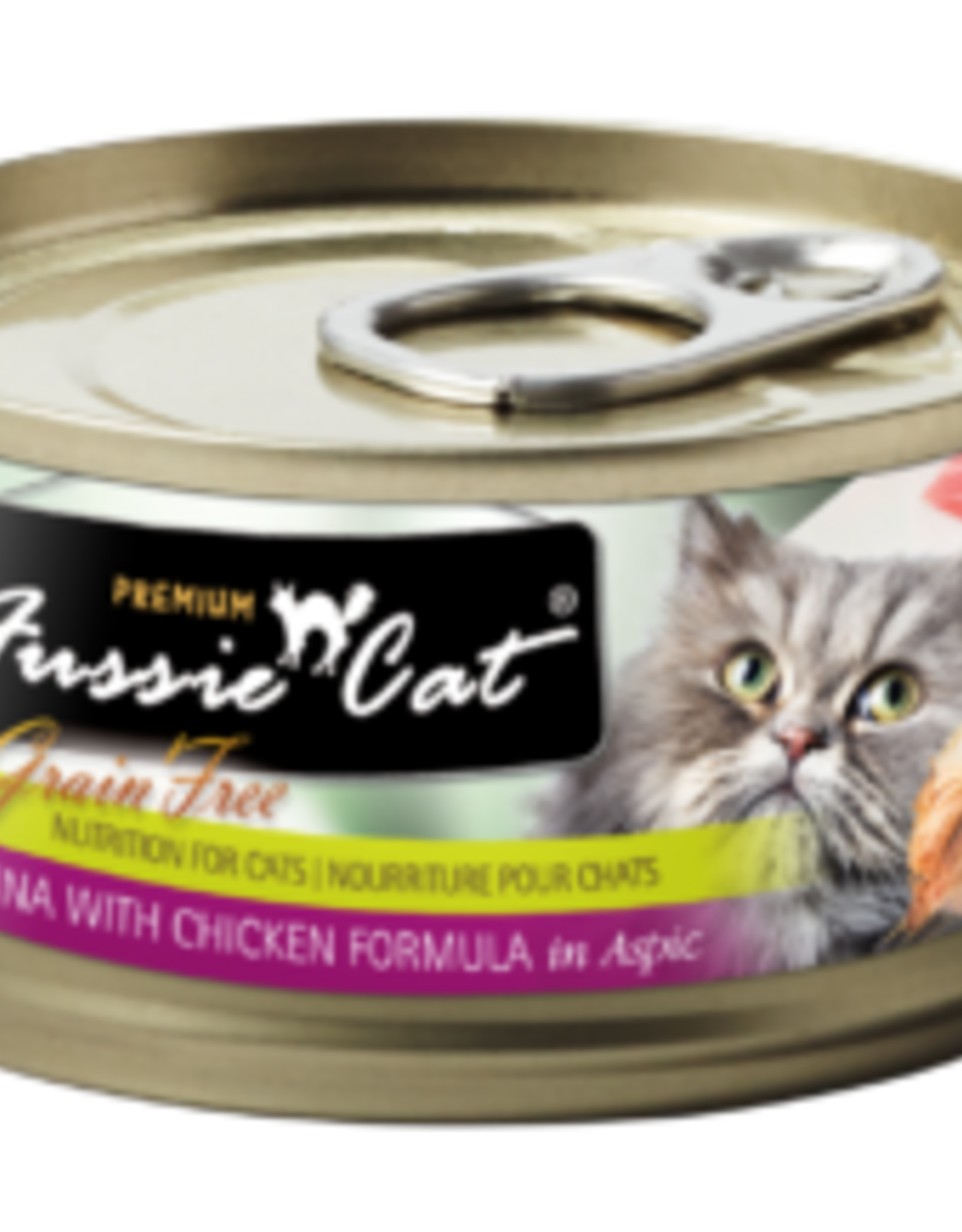 Fussie Cat FUSSIE CAT TUNA WITH CHICKEN CAN 2.82OZ CASE OF 24