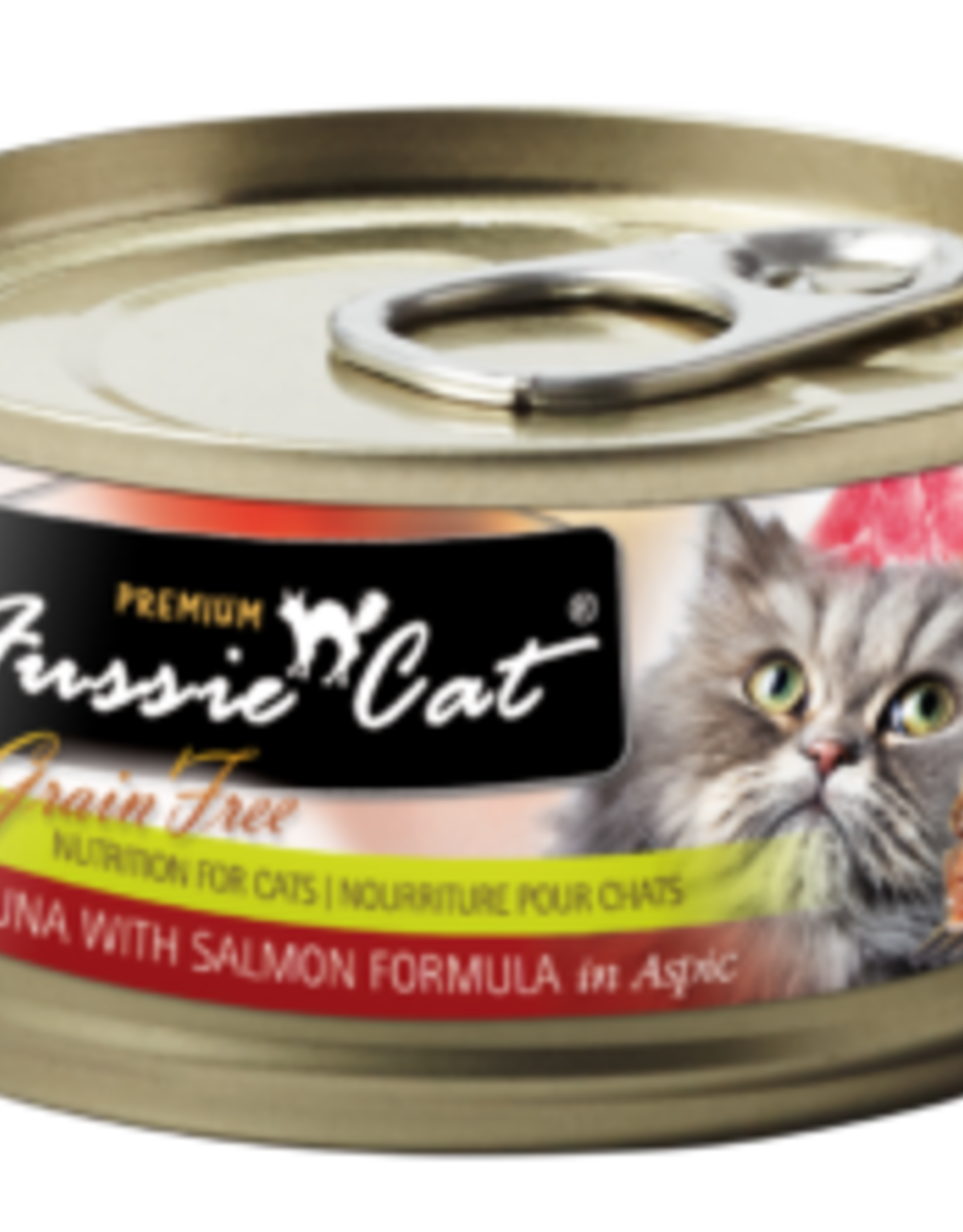 Fussie Cat FUSSIE CAT TUNA WITH SALMON CAN 2.82OZ CASE OF 24
