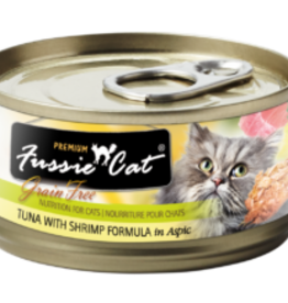 Fussie Cat Fussie Cat Premium Tuna with Shrimp Formula in Aspic 2.82oz cans, Case of 24