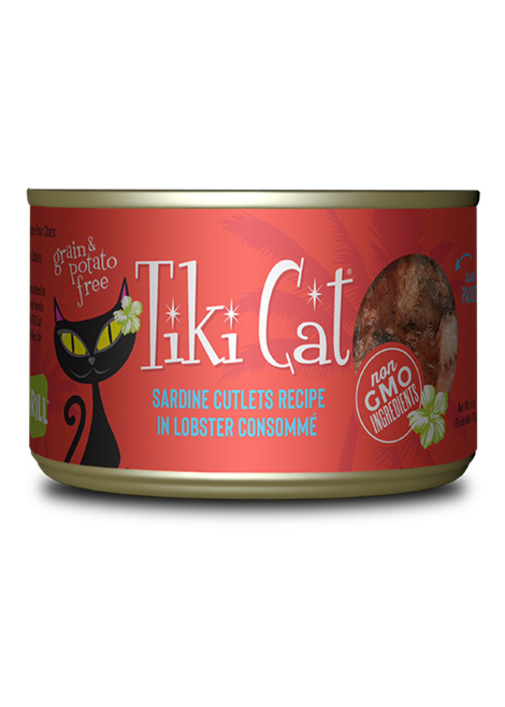 Tiki Cat Tiki Cat Bora Bora Grill Sardine & Lobster Wet Cat Food 2.8 oz. Cans Case of 12