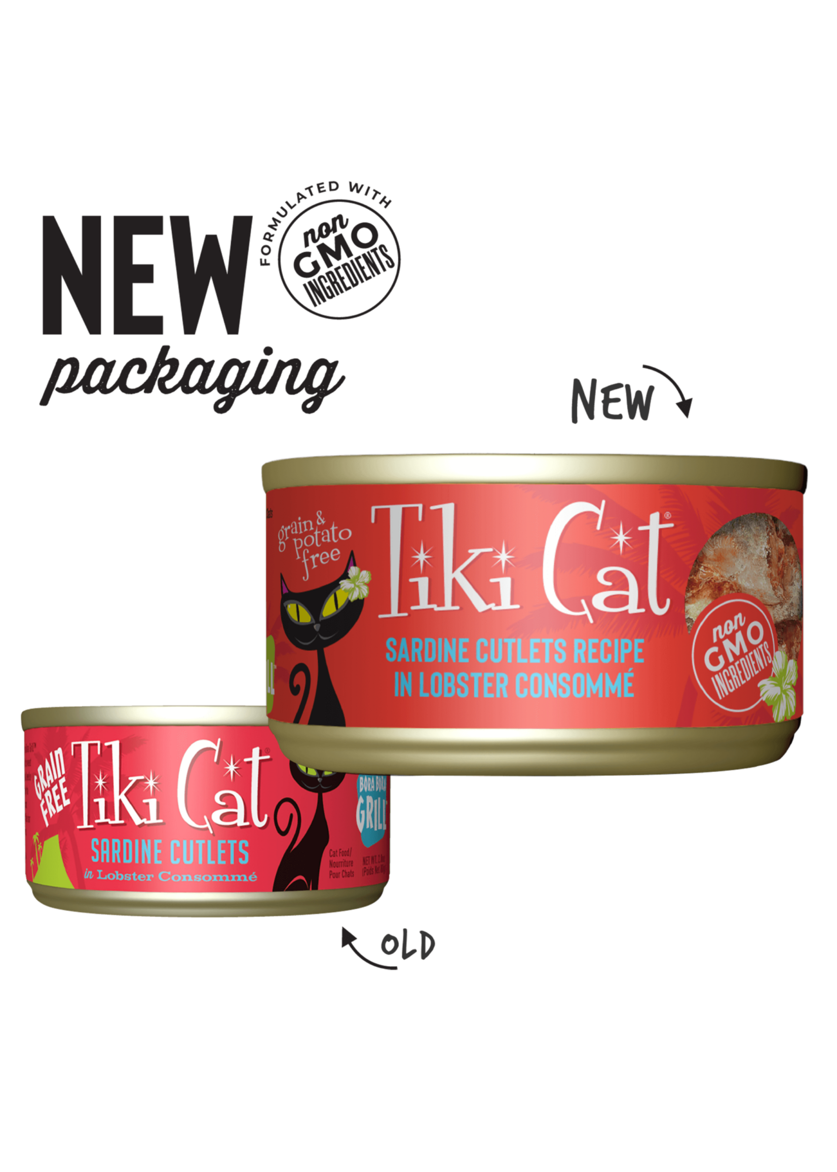 Tiki Cat Tiki Cat Bora Bora Grill Sardine & Lobster Wet Cat Food 2.8 oz. Cans Case of 12