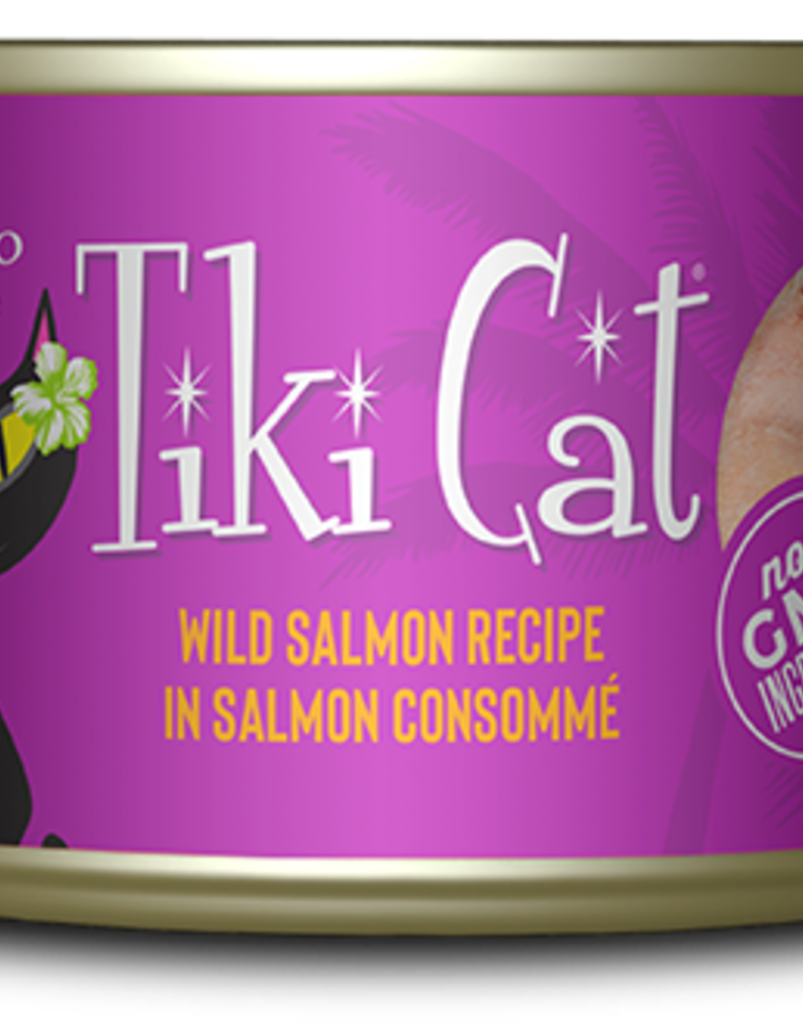 Tiki Cat Tiki Cat Hanalei Luau Wild Salmon in Consomme Wet Cat Food 2.8 oz Cans Case of 12