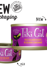 Tiki Cat Tiki Cat Hanalei Luau Wild Salmon in Consomme Wet Cat Food 2.8 oz Cans Case of 12