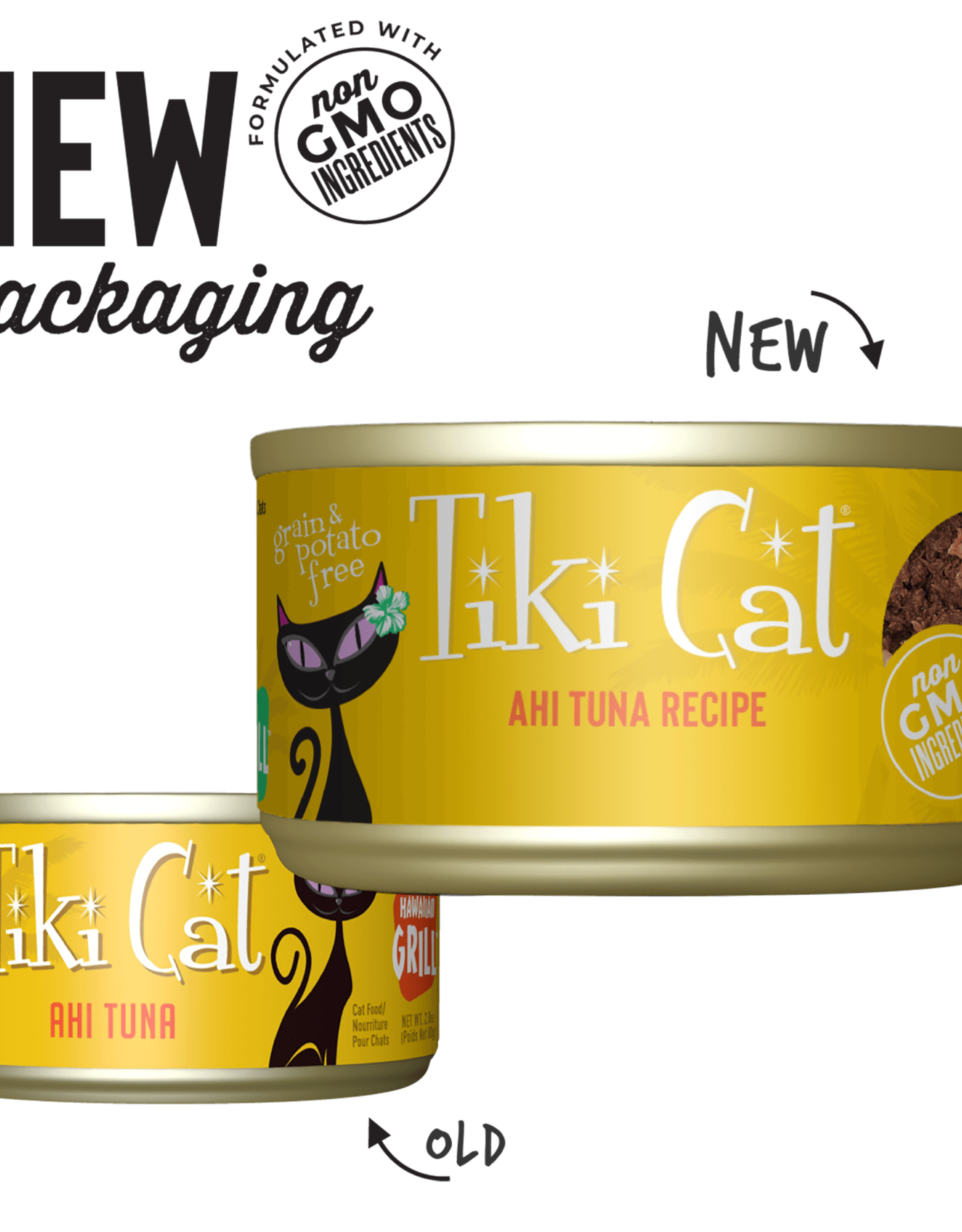 Tiki Cat Tiki Cat Hawaiian Grill Ahi Tuna Wet Cat Food 2.8 oz. Cans Case of 12