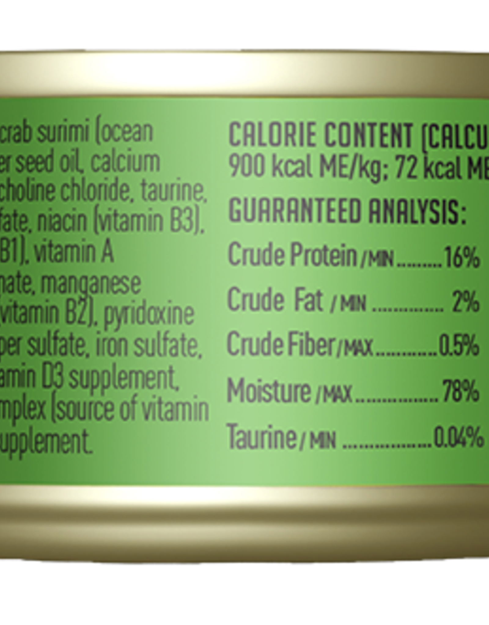 Tiki Cat Tiki Cat Lanai Luau Tuna & Crab Surimi Wet Cat Food 2.8 oz Cans Case of 12