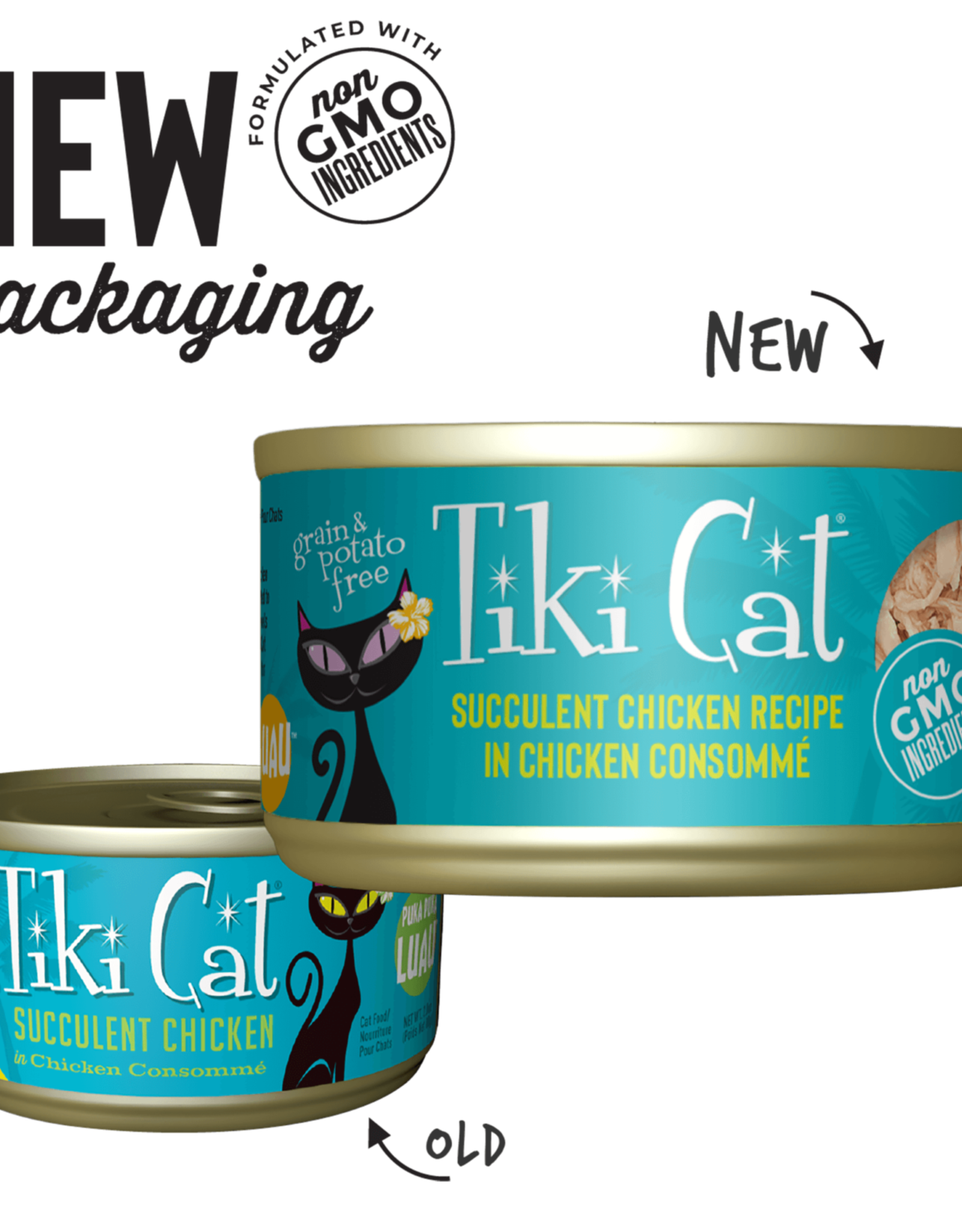 Tiki Cat Tiki Cat Puka Puka Luau Chicken Wet Cat Food 6 oz. Cans Case of 8