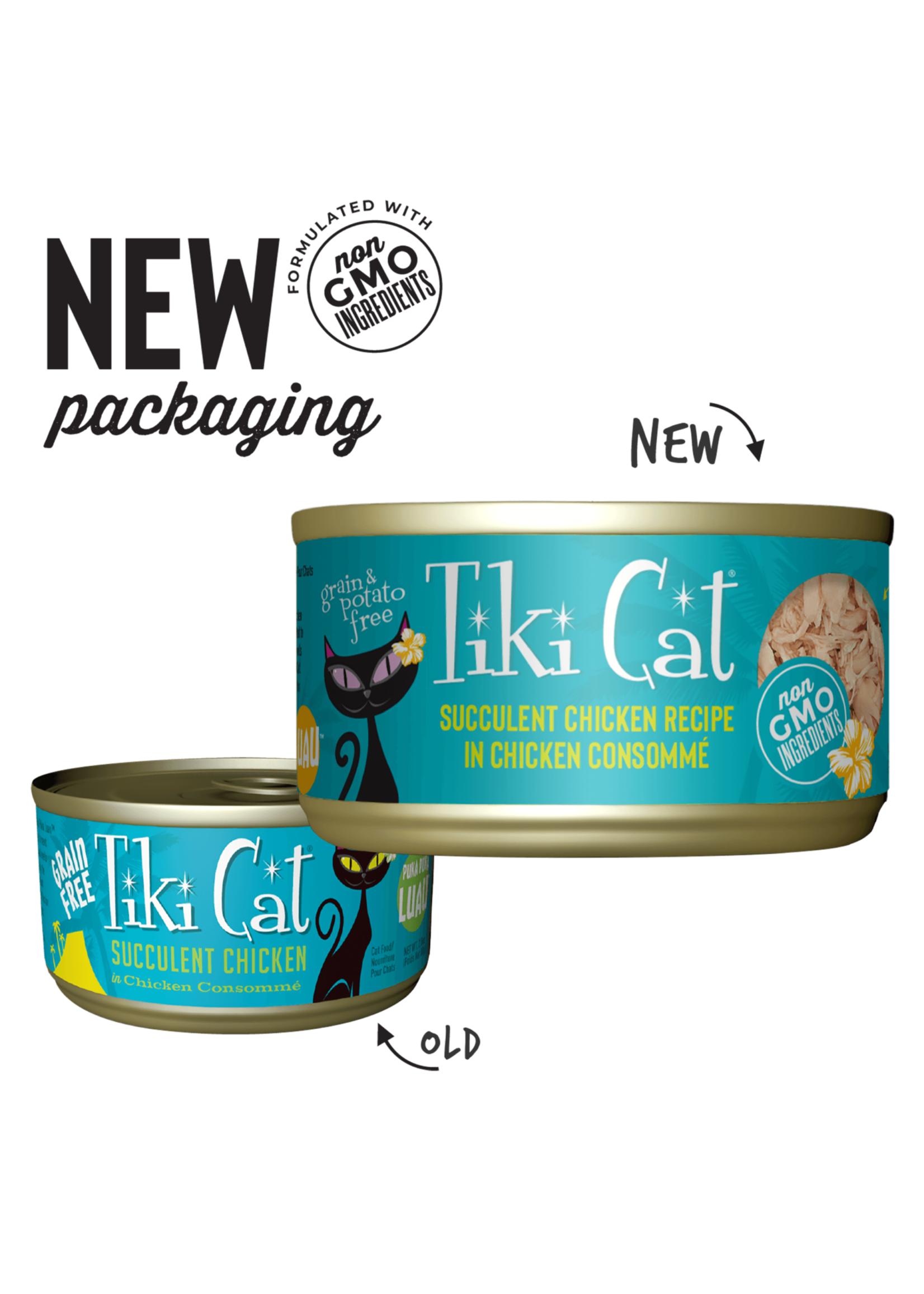 Tiki Cat Tiki Cat Puka Puka Luau Chicken Wet Cat Food 6 oz. Cans Case of 8