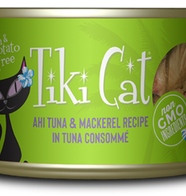 Tiki Cat Tiki Cat Papeekeo Luau Tuna & Mackerel Wet Cat Food 2.8 Oz. Cans Case of 12