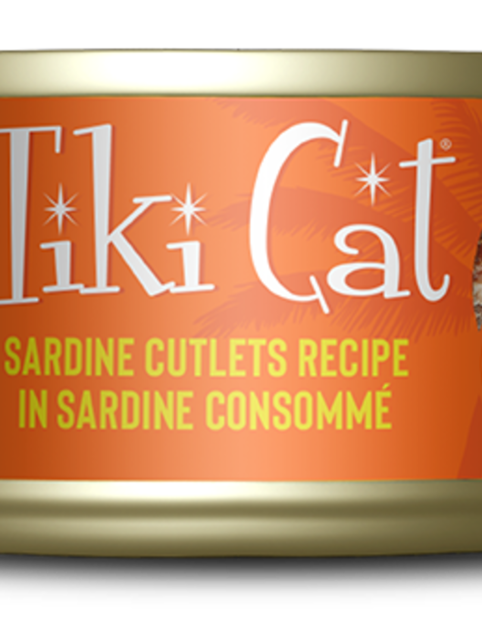 TIKI TIKI CAT GRILL SARDINE CUTLETS IN SARDINE CONSOMME CAN 2.8OZ CASE OF 12