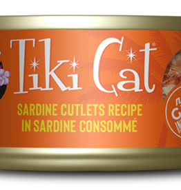Tiki Cat Tiki Cat Tahitian Grill Sardine Wet Cat Food 2.8 oz. Cans Case of 12