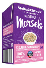 STELLA & CHEWY'S LLC STELLA & CHEWY'S CAT MARVELOUS MORSELS CHICKEN & SALMON 5.5OZ CASE OF 12