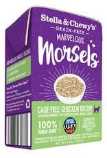 STELLA & CHEWY'S LLC STELLA & CHEWY'S CAT MARVELOUS MORSELS CHICKEN 5.5OZ CASE OF 12