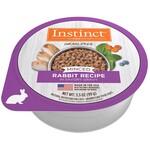 Instinct Instinct Minced Rabbit Recipe Wet Cat Food 3.5 oz. Trays, Case of 12