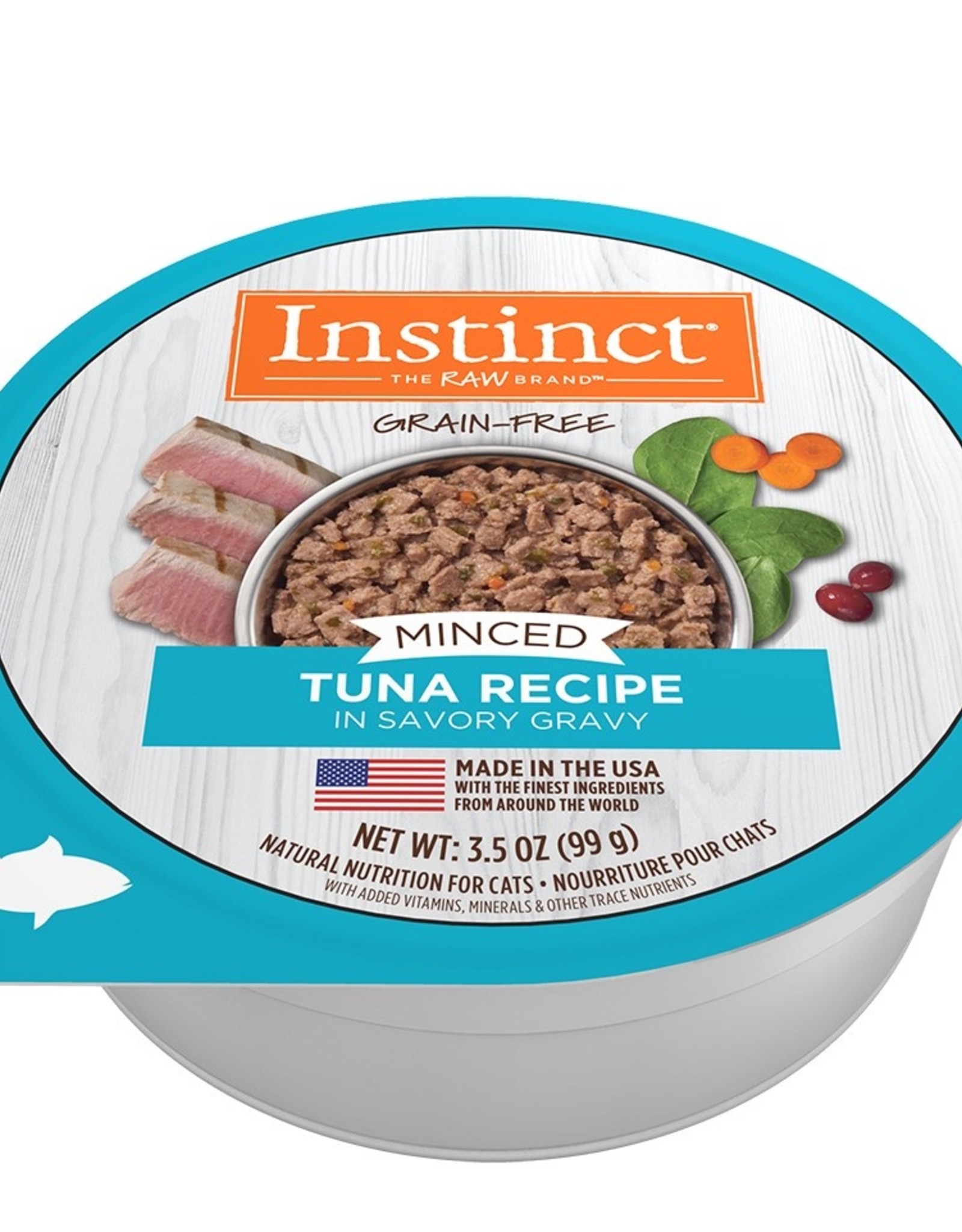Instinct NATURES VARIETY INSTINCT MINCED TUNA CAT 3.5OZ CASE OF 12