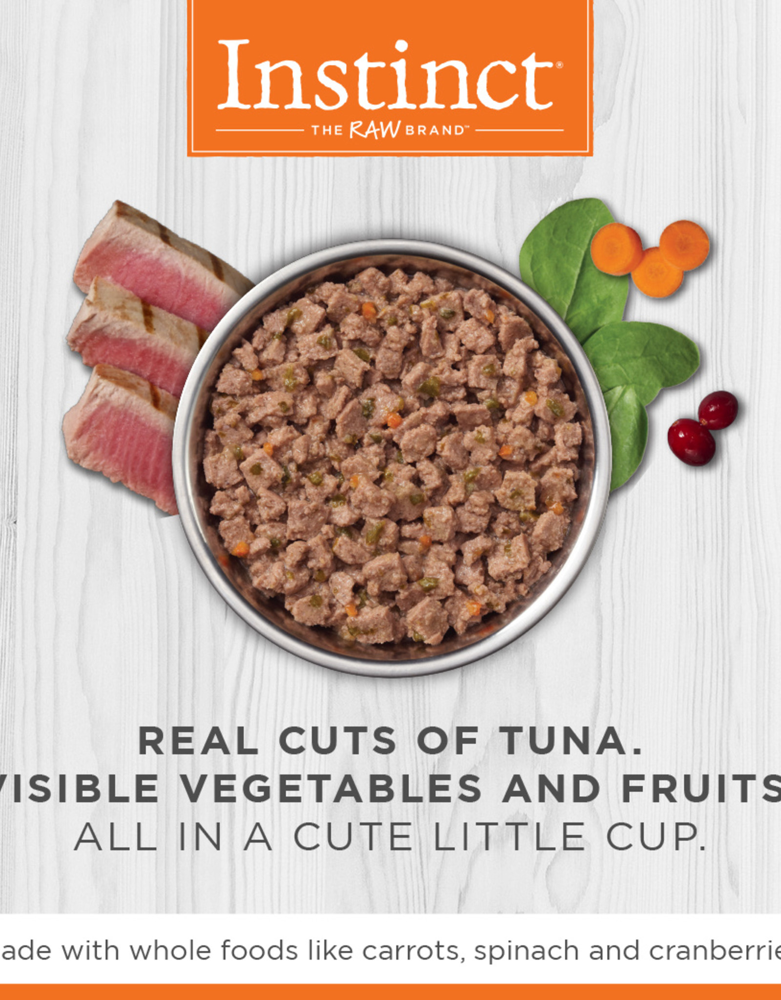 NATURE'S VARIETY NATURES VARIETY INSTINCT MINCED TUNA CAT 3.5OZ CASE OF 12