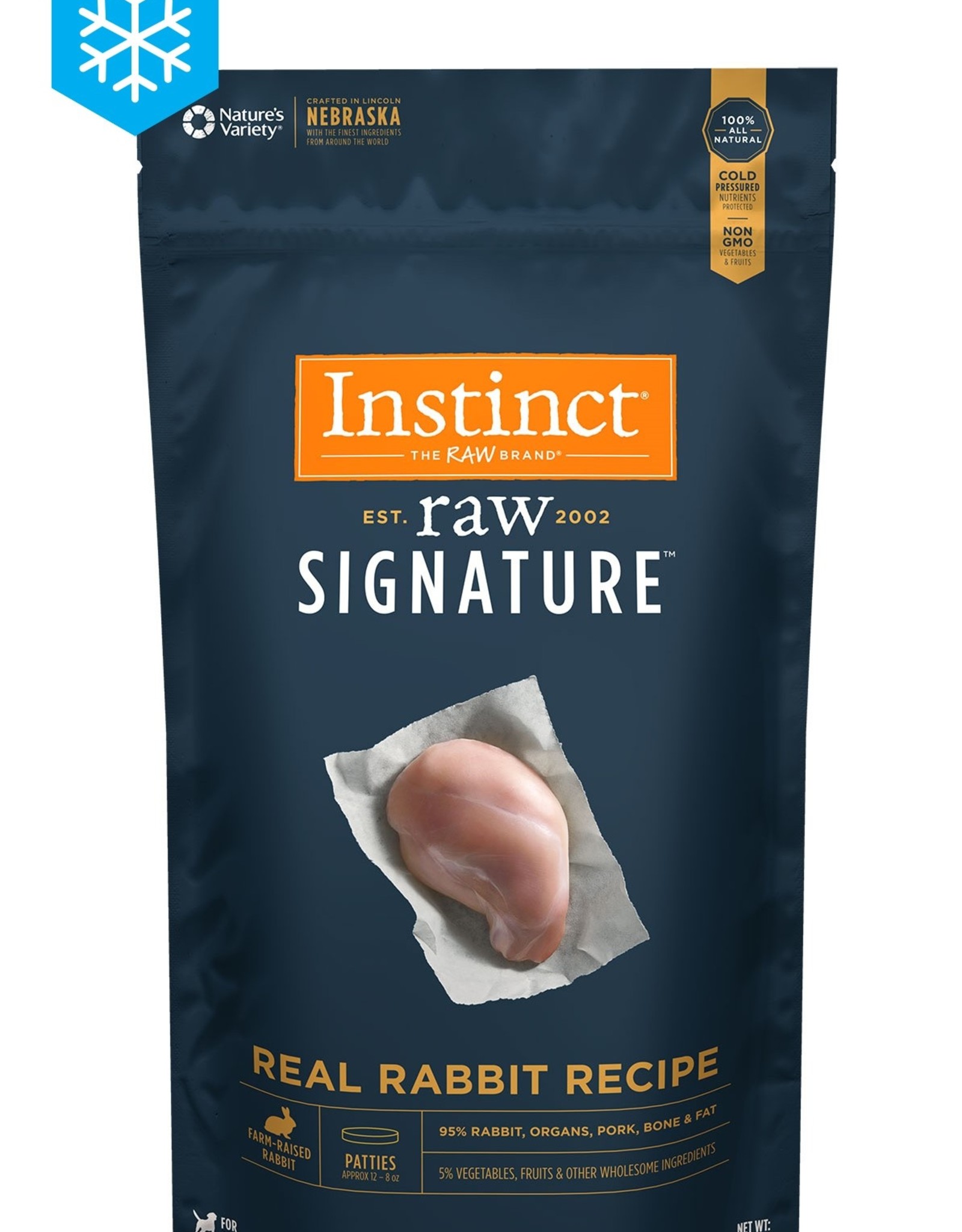 instinct raw rabbit