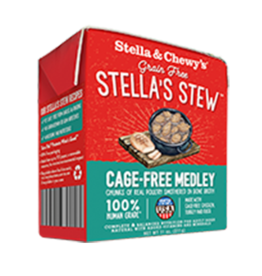 STELLA & CHEWY'S LLC STELLA & CHEWY'S STEW CAGE FREE MEDLEY 11OZ CASE