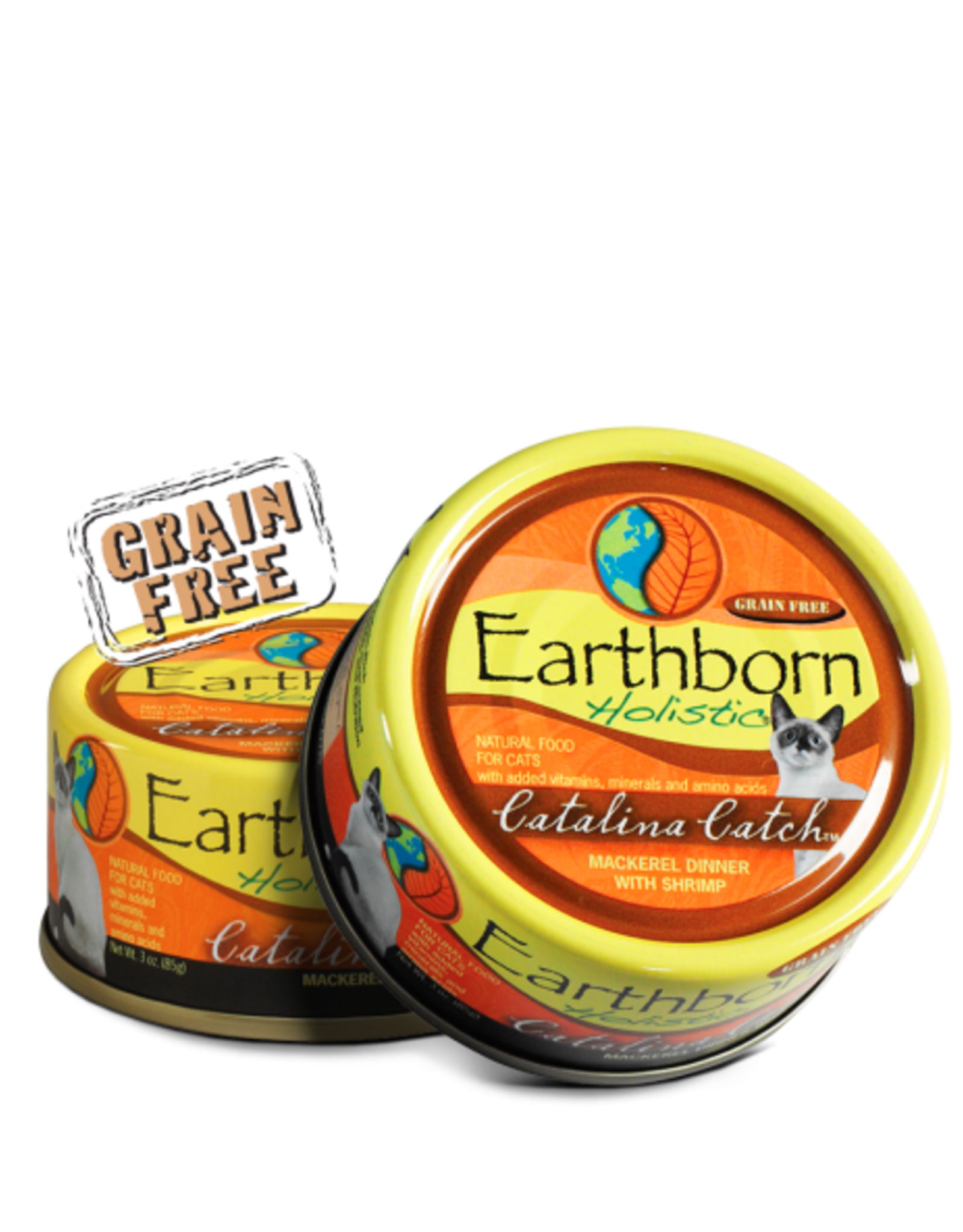Earthborn Holistic Earthborn Holistic Catalina Catch Mackerel & Shrimp Wet Cat Food 3 oz Cans, Case of 24