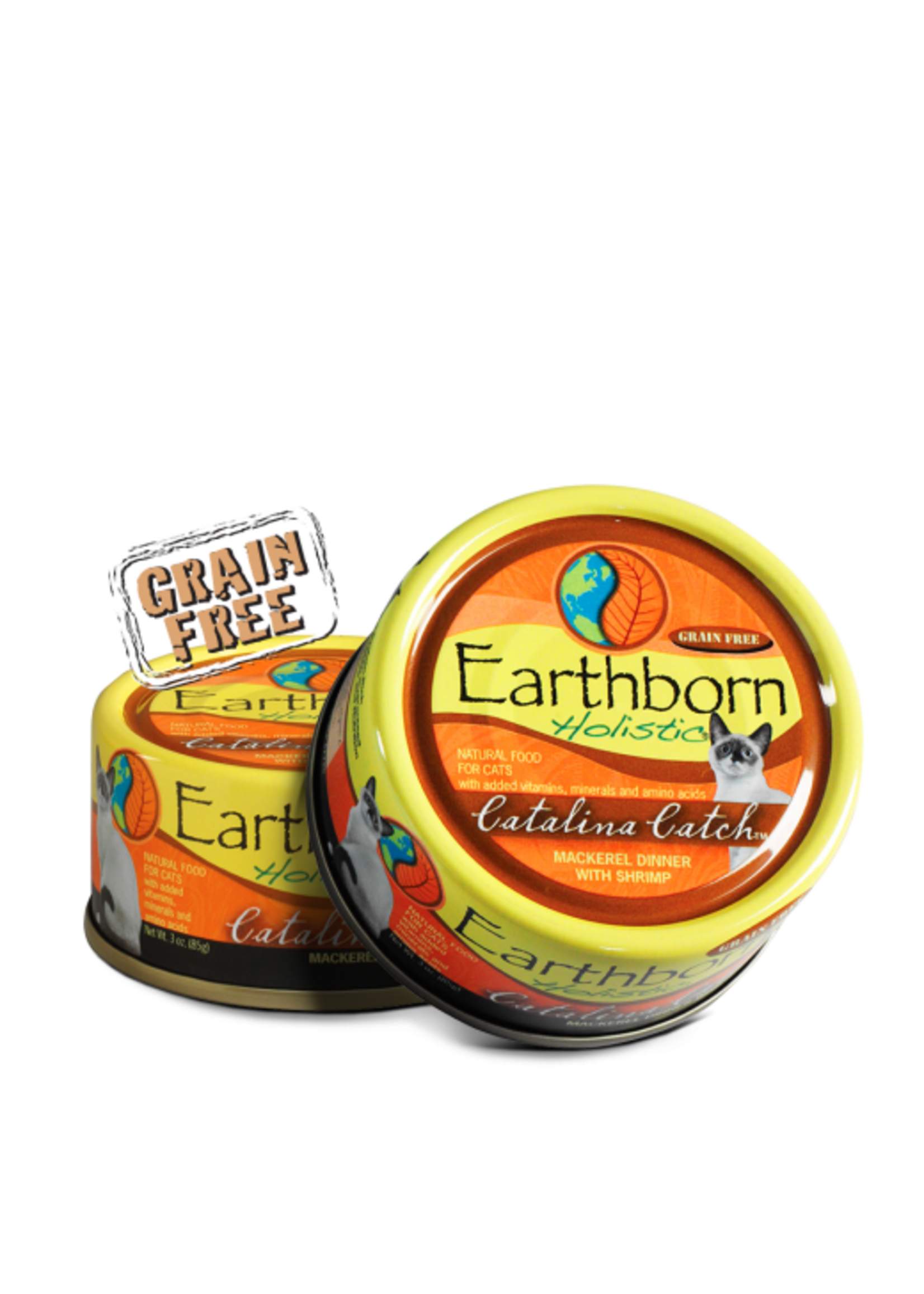 Earthborn Holistic Earthborn Holistic Catalina Catch Mackerel & Shrimp Wet Cat Food 3 oz Cans, Case of 24