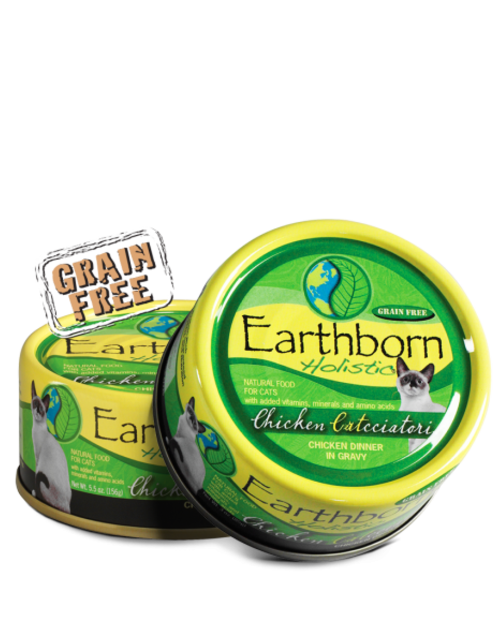 EARTHBORN EARTHBORN HOLISTIC CAT CHICKEN CATCCIATORI CAN 3OZ CASE OF 24