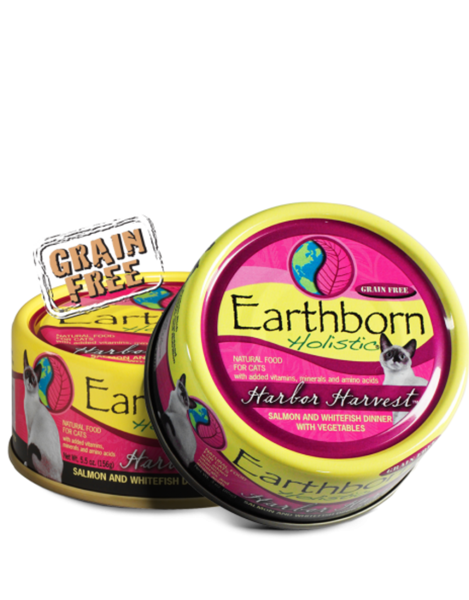 Earthborn Holistic Earthborn Holistic Harbor Harvest Tuna Salmon & Whitefish Wet Cat Food 3 Oz Cans, Case of 24